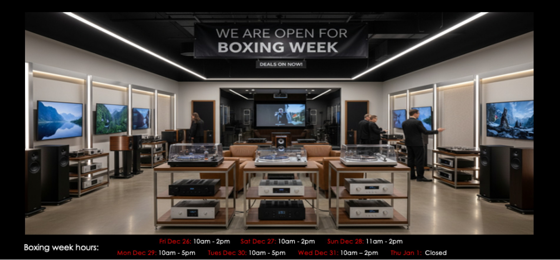 Boxing Day Hours 2025